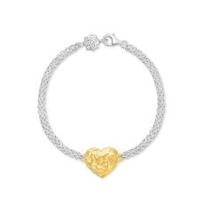 Engravable Heart Chain Bracelet